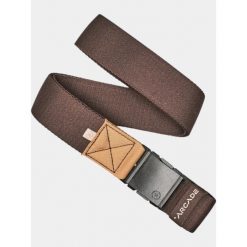 Pasek męski Arcade Belts Ridge. Brązowe paski damskie ARCADE, bez wzorów, z tkaniny. Za 139.00 zł.