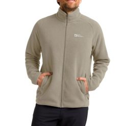 Polar męski bluza polarowa Jack Wolfskin WINTERSTEIN FZ. Brązowe bluzy męskie Jack Wolfskin, m, bez wzorów, z materiału, bez kaptura. Za 299.00 zł.