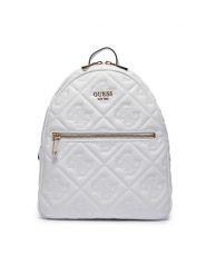 Guess Plecak HWQM93 18320 Biały. Białe plecaki damskie Guess, z aplikacjami, ze skóry. Za 1,009.00 zł.