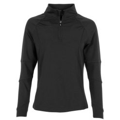 Damska bluza dresowa Padel 1/4 z zamkiem błyskawicznym Reece Australia. Czarne bluzy damskie REECE, xl, bez wzorów, z dresówki, bez kaptura. Za 235.50 zł.