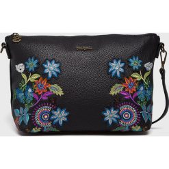 Desigual - Torebka. Czarne torby na ramię damskie Desigual. Za 249.90 zł.