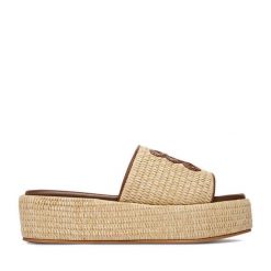 Espadryle Nine West. Brązowe espadryle damskie Nine West, bez wzorów, bez obcasa, bez zapięcia. Za 279.99 zł.