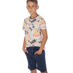 Szorty do joggingu chłopięce Junior PROTEST Orlin. Niebieskie szorty dla chłopców Protest, na lato, bez wzorów, eleganckie. Za 197.50 zł.