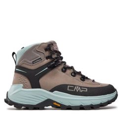 Trekkingi CMP. Brązowe obuwie sportowe damskie CMP, bez wzorów, trekkingowe. Za 789.99 zł.