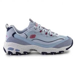 Buty do chodzenia damskie Skechers 149589LBMT. Niebieskie obuwie sportowe damskie Skechers, bez wzorów, z materiału, trekkingowe, Skechers Sport. Za 427.00 zł.