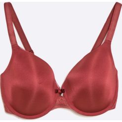 Triumph - Biustonosz Beauty Full Essential. Szare biustonosze Triumph, z haftami, z elastanu. W wyprzedaży za 129.90 zł.
