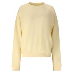 Bluza damska Athlecia Crecy. Żółte bluzy damskie Athlecia, bez wzorów, bez kaptura. Za 197.50 zł.