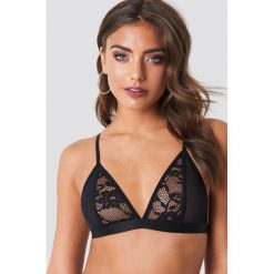 NA-KD Lingerie Biustonosz z koronką i siateczką - Black. Biustonosze marki NA-KD Lingerie. Za 52.95 zł.