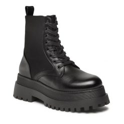 Trapery DeeZee. Czarne kozaki damskie DeeZee. Za 199.99 zł.