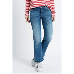Lee - Jeansy Cropped Boot Custom. Niebieskie jeansy damskie Lee. W wyprzedaży za 99.90 zł.
