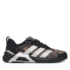 Buty na siłownię adidas. Czarne obuwie sportowe damskie Adidas, bez wzorów, na fitness i siłownię. Za 399.99 zł.