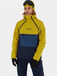 Kurtka Narciarska Męska Fundango Hydra Eco. Czarne kurtki snowboardowe męskie Fundango, m, bez wzorów, z materiału, długie, bez kaptura, narciarskie. Za 399.00 zł.