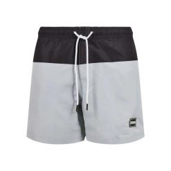 Szorty kąpielowe Urban Classics Block. Czarne krótkie spodenki sportowe męskie Urban Classics, m, bez wzorów, z materiału. Za 84.65 zł.