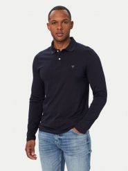 Guess Polo M6YP36 K4395 Granatowy Extra Slim Fit. Niebieskie koszulki polo męskie Guess, m, z aplikacjami, z bawełny, bez ramiączek. Za 294.99 zł.