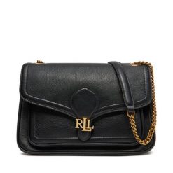 Torebka LAUREN RALPH LAUREN. Czarne torebki do ręki damskie Lauren Ralph Lauren, bez wzorów, wizytowe, bez dodatków. Za 1,799.00 zł.