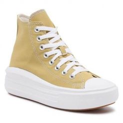 Buty do chodzenia damskie Converse A06897C. Brązowe obuwie sportowe damskie Converse, bez wzorów, z materiału, trekkingowe. Za 383.65 zł.