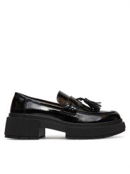 DeeZee Loafersy 60166-2 Czarny. Czarne mokasyny damskie DeeZee, z materiału. Za 169.99 zł.