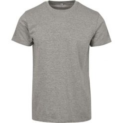 Męska Koszulka Merch Heather. Szare koszulki sportowe męskie BUILD YOUR BRAND, m, bez wzorów, bez kołnierzyka, bez ramiączek, trekkingowe. Za 43.99 zł.