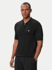 HUGO Polo Sayfong-5 50564234 Czarny Regular Fit. Czarne koszulki polo męskie Hugo, l, bez wzorów, z wiskozy, bez ramiączek. Za 699.99 zł.