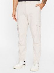 Only & Sons Spodnie materiałowe 22025431 Écru Tapered Fit. Spodnie materiałowe męskie Only & Sons, m, bez wzorów, z bawełny. Za 269.99 zł.