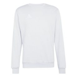 Bluza męska adidas Entrada 26 Sweat Top. Białe bluzy męskie Adidas, m, bez wzorów, z bawełny, bez kaptura. Za 134.99 zł.
