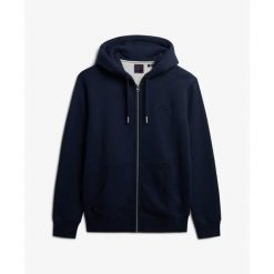 Bluza z kapturem Superdry Vintage Logo. Niebieskie bluzy męskie Superdry., m, bez wzorów, z kapturem. Za 353.95 zł.