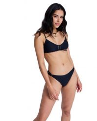 Dół bikini dla Kobiety ROXY ISLAND Czarny. Szare bikini damskie Roxy, s, bez wzorów. Za 149.99 zł.