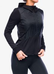 Bluza biegowa damska Sensor Infinity Zero Jacket. Czarne bluzy sportowe damskie Sensor, m, bez wzorów, z lycry, primaloft. Za 483.99 zł.