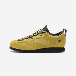 Sneakersy Graveler Low Lifetech waterproof. Czarne obuwie sportowe damskie Decathlon, bez wzorów, z kauczuku, trekkingowe. Za 429.99 zł.