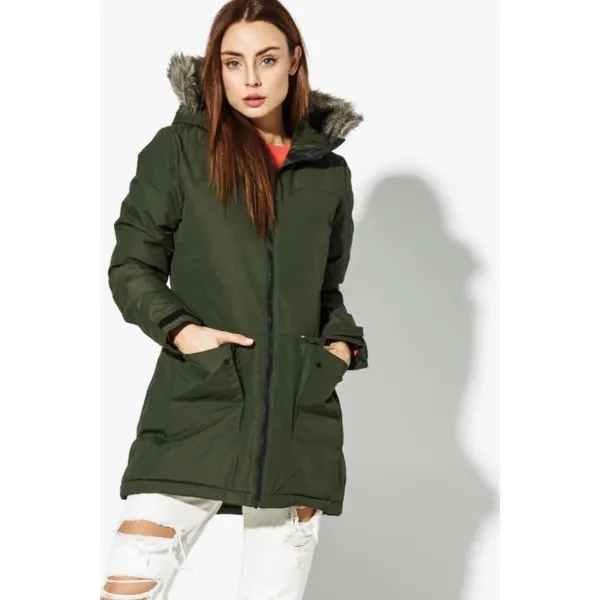 Adidas Kurtka W Xploric Parka Sw Insulation , khaki, rozmiar XS. Brązowe kurtki damskie Adidas, na zimę, s, bez wzorów, z materiału, bez kaptura. W wyprzedaży za 489.99 zł.