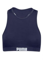 Góra od bikini Puma, racerback, granatowa. Niebieskie bikini damskie Puma, na lato, m, bez wzorów. Za 190.00 zł.