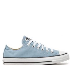 Trampki Converse. Niebieskie trampki i tenisówki damskie Converse, bez wzorów, retro, bez zapięcia. Za 259.99 zł.