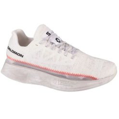 Buty Salomon Index 03 473772 białe. Białe obuwie sportowe damskie bez wzorów, z materiału, do biegania. Za 676.28 zł.