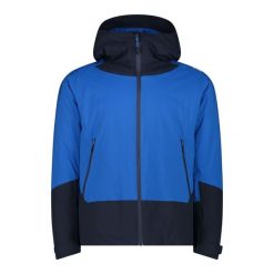 Kurtka narciarska z kapturem CMP. Niebieskie kurtki sportowe męskie CMP, na zimę, m, bez wzorów, narciarskie. Za 675.50 zł.