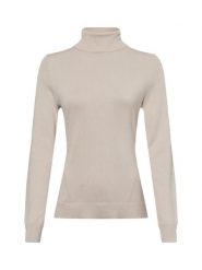 Comma Sweter z dzianiny Kobiety wiskoza beżowy, 44. Brązowe swetry damskie comma, bez wzorów, z dzianiny, bez kołnierzyka, bez ramiączek, bez kaptura. Za 179.95 zł.