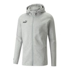 Męska Bluza Z Kapturem TeamFINAL Full Zip. Czarne bluzy męskie Puma, m, bez wzorów, z kapturem. Za 411.99 zł.