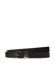 Calvin Klein Pasek Damski Ck Loop Rnd Buckle 2.5_Smooth K60K612936 Czarny. Czarne paski damskie Calvin Klein, bez wzorów, ze skóry. Za 169.99 zł.
