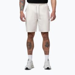 Spodenki męskie Pitbull San Diego. Białe szorty męskie PITBULL, l, bez wzorów, z elastanu. Za 189.99 zł.