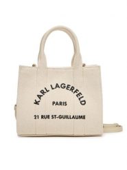 KARL LAGERFELD Torebka A3W50118 Écru. Torebki do ręki damskie KARL LAGERFELD, bez wzorów, z materiału, bez dodatków. Za 339.99 zł.