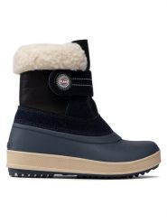 Olang Śniegowce Elfo S Granatowy. Niebieskie buty zimowe chłopięce Olang, bez wzorów, ze skóry, bez zapięcia. Za 189.99 zł.