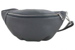 Torebka damska saszetka nerka Casual Szara ciemna. Szare torebki do ręki damskie Barberinis, bez wzorów, ze skóry, casualowe, bez dodatków. Za 138.99 zł.