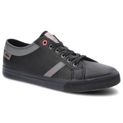 Czarne Trampki Cross Jeans Męskie Stylowe Obuwie. Czarne półbuty na co dzień męskie Cross Jeans, bez wzorów, z gumy, eleganckie, bez zapięcia. Za 139.00 zł.