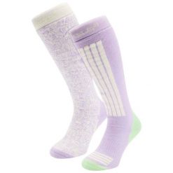 Skarpety narciarskie - Damskie - 2 pary - Białe wielokolorowe. Białe skarpety damskie POEDERBAAS, bez wzorów, z elastanu. Za 177.72 zł.