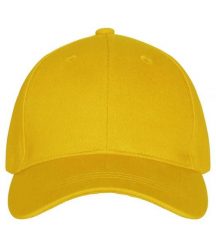 Clique Classic Cap 6‑panelowa czapka bawełniana. Żółte czapki i kapelusze męskie CLIQUE, bez wzorów, z bawełny. Za 86.72 zł.