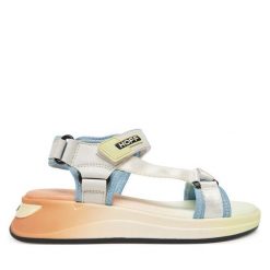 Sandały HOFF. Brązowe sandały damskie HOFF, bez wzorów, bez obcasa, na płaskiej podeszwie, bez zapięcia. Za 269.99 zł.