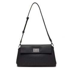 Torebka Calvin Klein. Czarne listonoszki damskie Calvin Klein, bez wzorów, bez dodatków. Za 349.99 zł.