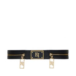 Pasek Damski Elisabetta Franchi. Czarne paski damskie Elisabetta Franchi, bez wzorów. Za 669.99 zł.