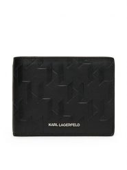 KARL LAGERFELD Portfel A1M32015 Czarny. Czarne portfele męskie KARL LAGERFELD, bez wzorów, ze skóry. Za 328.99 zł.