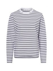 Samsøe Samsøe koszulka z długim rękawem - Sacamino Kobiety Bawełna biały, L. Białe t-shirty damskie Samsøe & Samsøe, l, bez wzorów, z bawełny, klasyczne, bez kołnierzyka. Za 379.95 zł.
