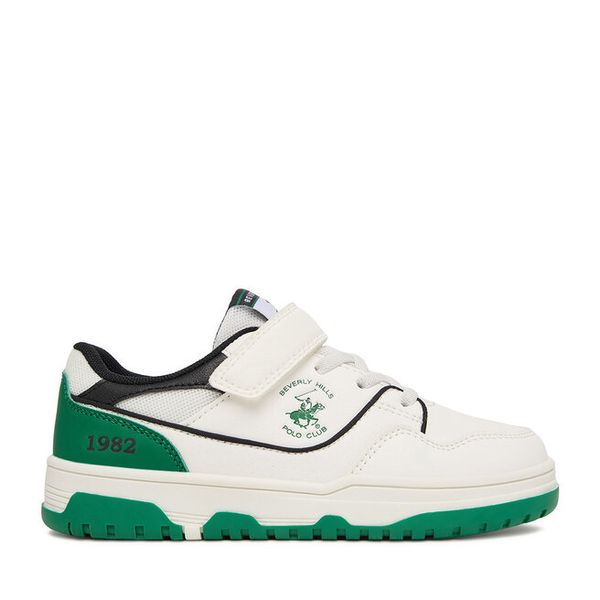 Sneakersy Beverly Hills Polo Club. Białe trampki i tenisówki chłopięce Beverly Hills Polo Club, bez wzorów, bez zapięcia. Za 109.99 zł.